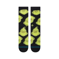 STANCE Mean One Crew Sock Grinch Black