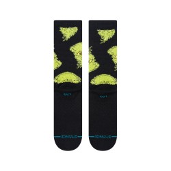STANCE Mean One Crew Sock Grinch Black