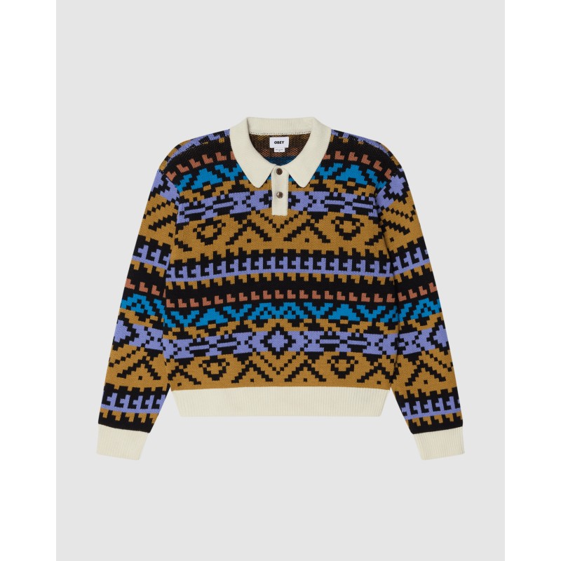 OBEY Geo Polo Sweater