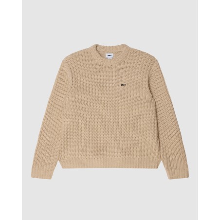 OBEY Bold Chunky Sweater Oatmeal