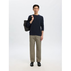 SELECTED Maglione Girocollo Ross Blu