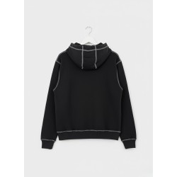 MARKET Felpa Con Cappuccio e Logo Ricamato Nero