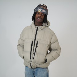 IUTER STORM PUFF JACKET ICE