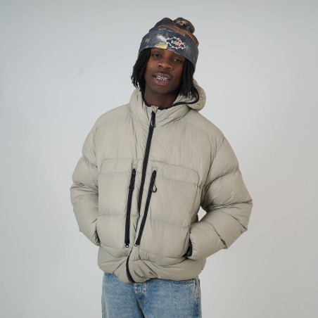 IUTER STORM PUFF JACKET ICE