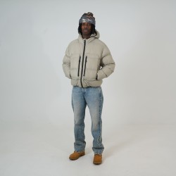 IUTER STORM PUFF JACKET ICE