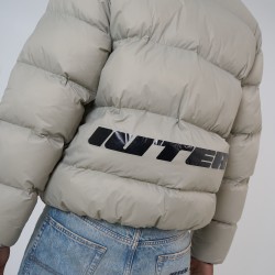 IUTER STORM PUFF JACKET ICE