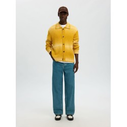 SELECTED Polo Cardigan in Maglia