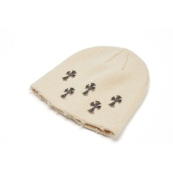 ACUPUNCTURE Cross Over Beanie White