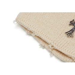 ACUPUNCTURE Cross Over Beanie White