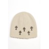 ACUPUNCTURE Cross Over Beanie White