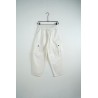 Pantalone Cargo Baggy Bianco