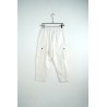 Pantalone Cargo Baggy Bianco