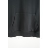 Felpa Cappuccio Boxy Fit Nera
