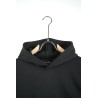 Felpa Cappuccio Boxy Fit Nera