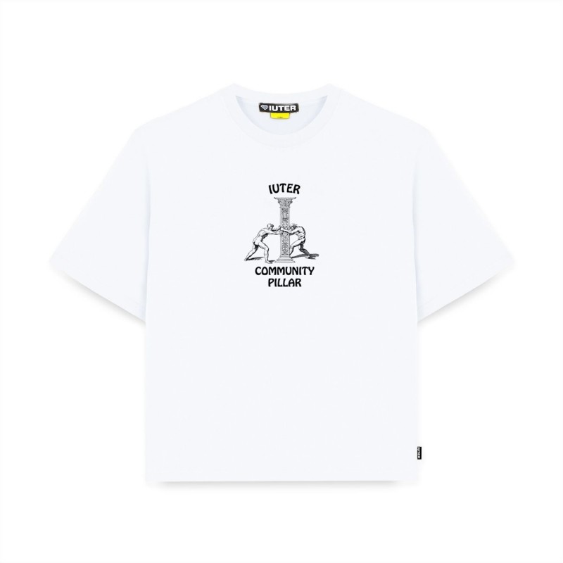 Iuter Pillar Tee White