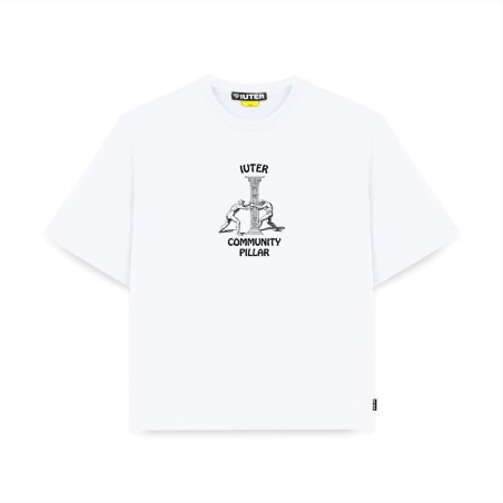 Iuter Pillar Tee White