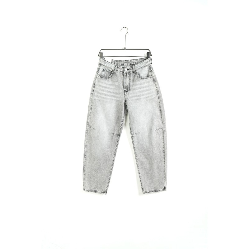 JEANS Balloon Fit Grigio Chiaro