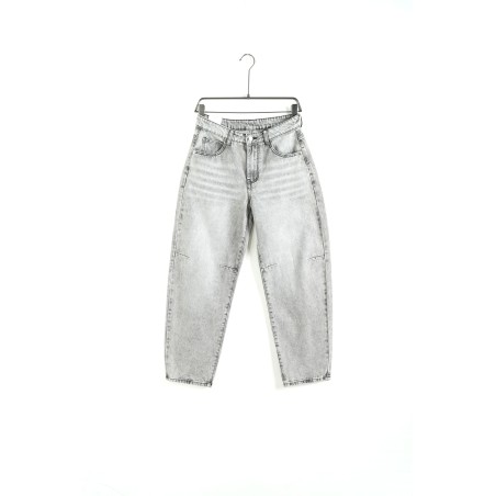 JEANS Balloon Fit Grigio Chiaro