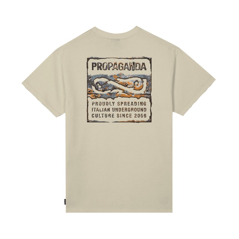 PROPAGANDA Label Rust Tee Oyster