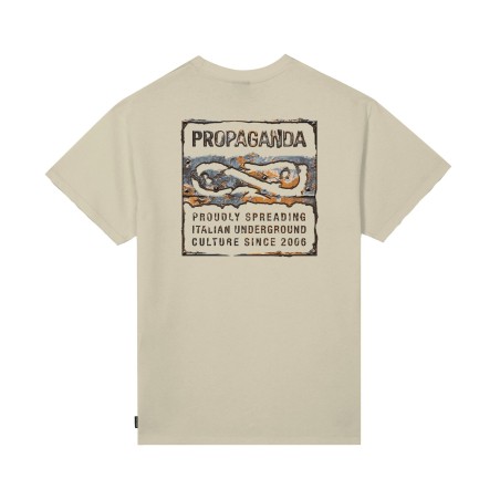 PROPAGANDA Label Rust Tee Oyster