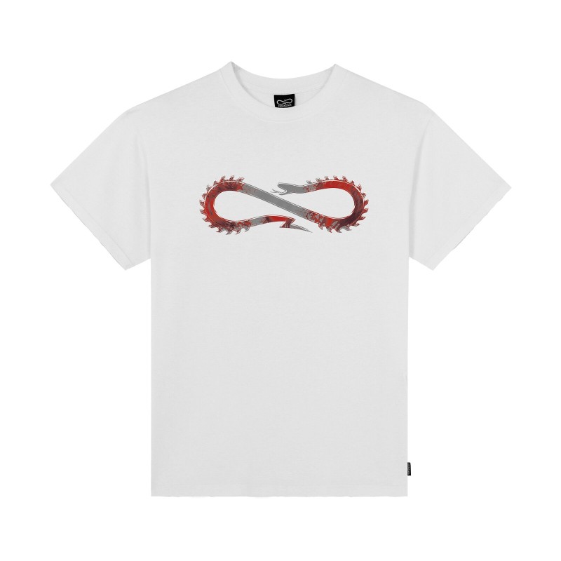 PROPAGANDA Logo Carnage Tee White