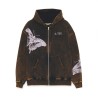 IUTER Butterfly Marble Zip Hood