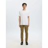 SELECTED T-shirt Aspen White
