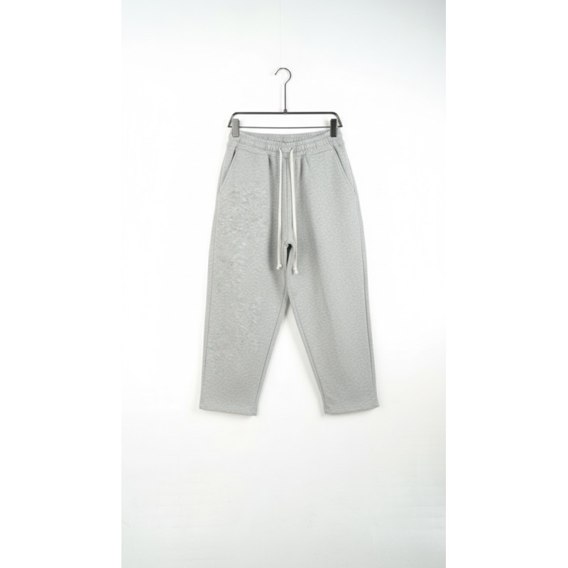 Pantalone Tuta Baggy Grigio Chiaro